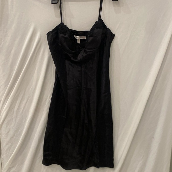 Victoria's Secret Other - Victoria Secret Vintage Black Long midi silk slip dress Nightgown